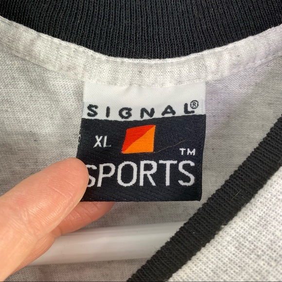 Vintage Cat Shirt Signal Sports 90s Oversized Men’s XL EUC Made In USA SOLD - Picture 5 of 6